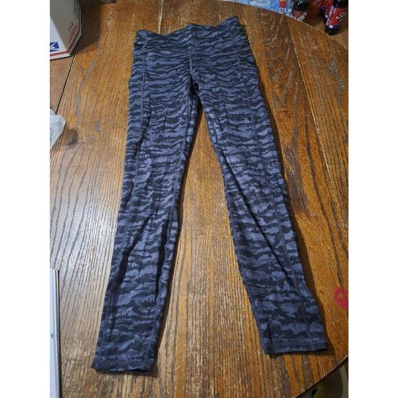 New Small Fabletic Tigress Therma Flex High Waist Cold Weather Leggings w Pocket - Picture 7 of 8